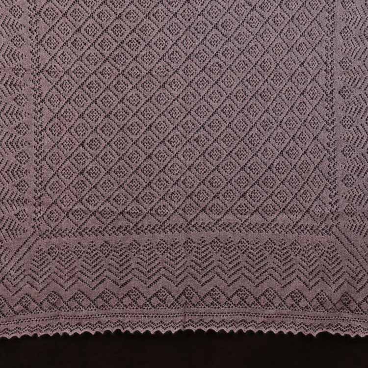 Rose Pink Orenburg Cashmere  Shawl