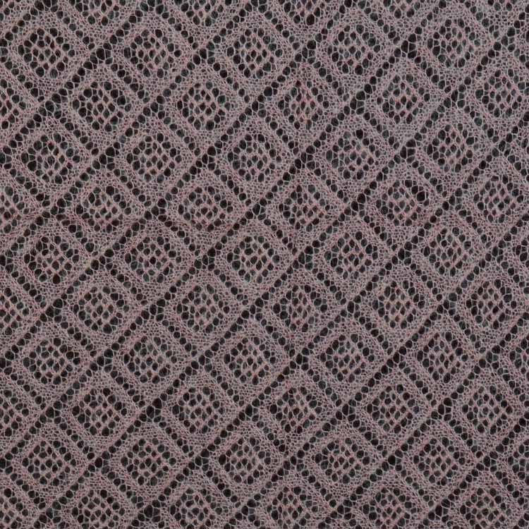 Rose Pink Orenburg Cashmere  Shawl