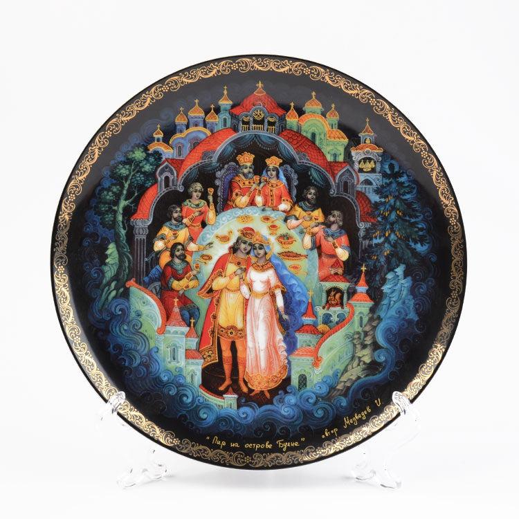 A. S. Pushkin Russian Fairytale Porcelain Plate