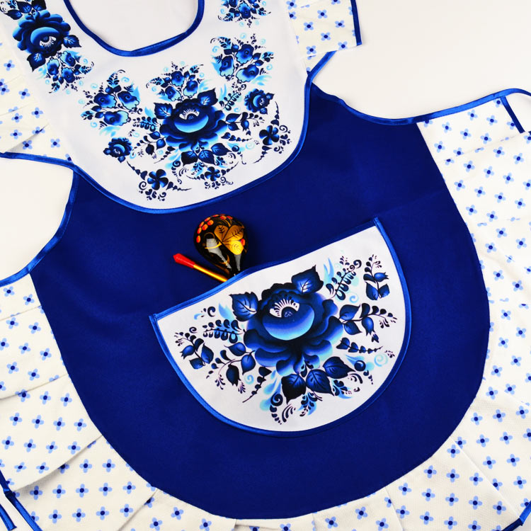 Russian Kitchen Apron