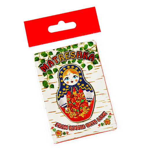 Fridge Metallic Matryoshka Magnet