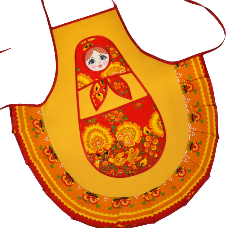 Russian Doll Kitchen Apron