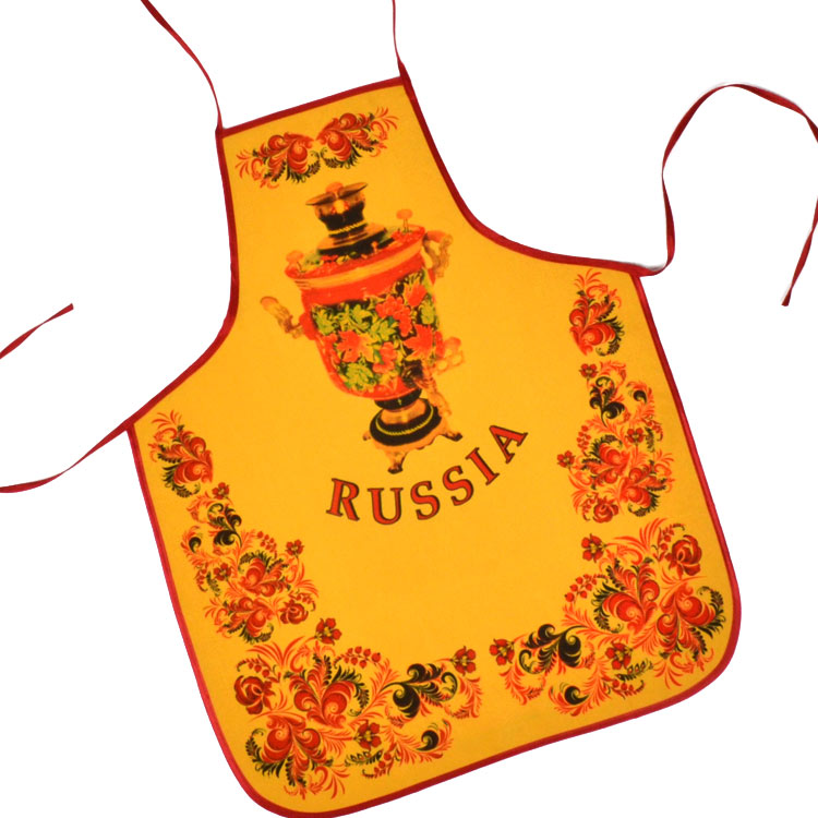 Kitchen Apron With Russian Samovar