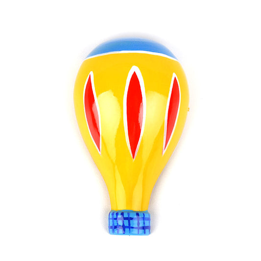 Wooden Hot Air Balloon Magnet