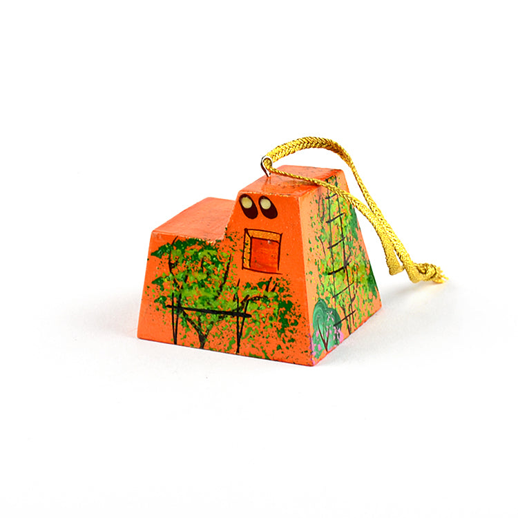 Pueblo Village Wooden Ornament