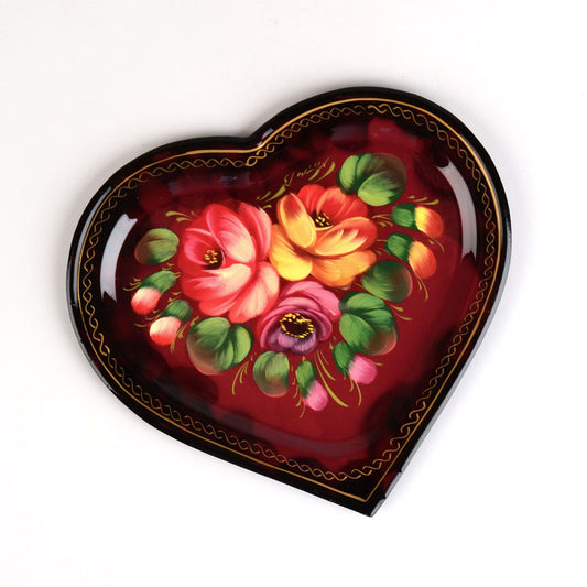 Zhostovo Tray Heart