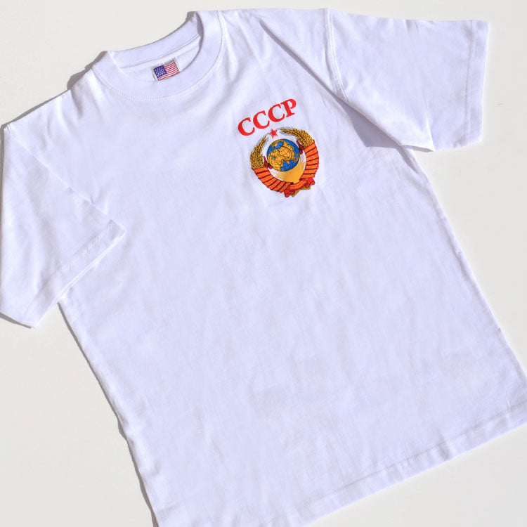 Soviet CCCP White T-Shirt