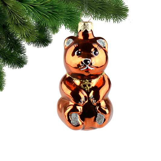 Honey Bear Christmas Ornament