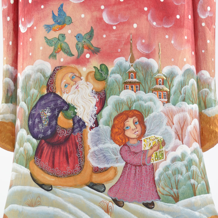 Russian Santa With Christmas Angel