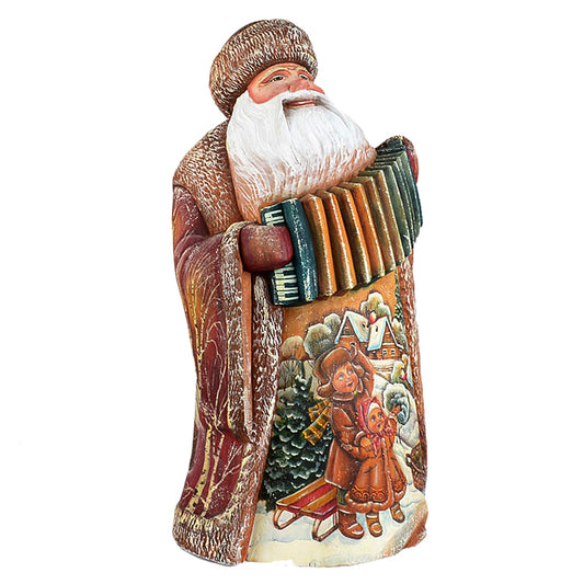 Large Santa Ded Moroz With Accordian