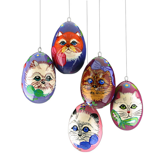 Kittens Eggs X-Mas Ornaments