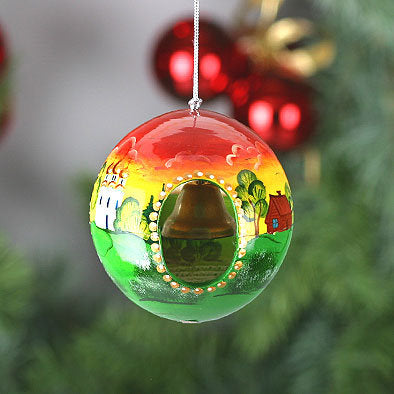 Russian Church Tree Ornament with Bell