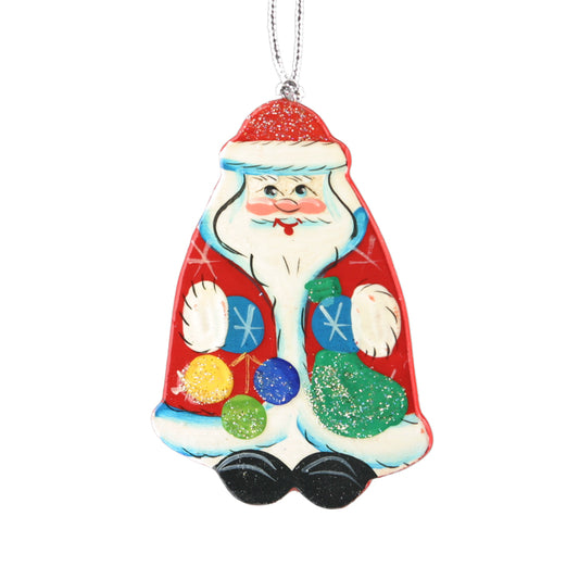 Happy Santa Christmas Ornament