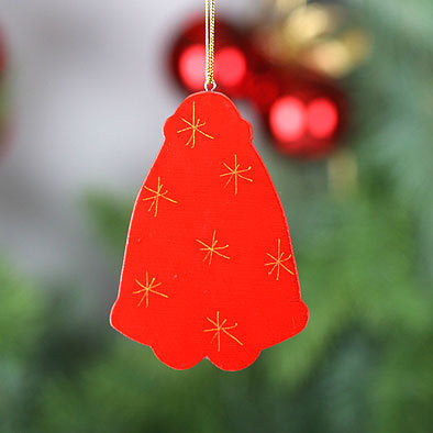 Santa Wooden Tree Ornament